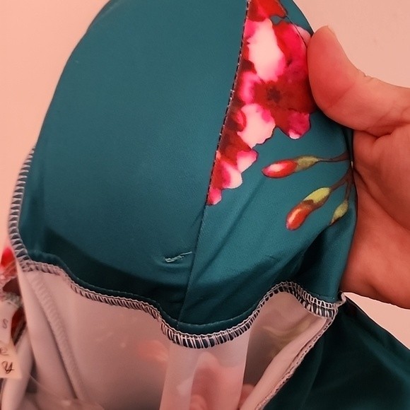 scy Y2K style floral mini dress NWT size small - Picture 11 of 16